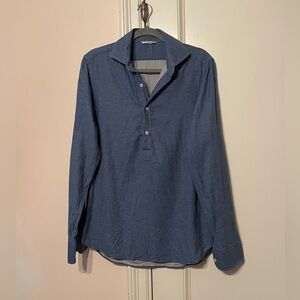 Italia Independent Blue Cotton Button Up